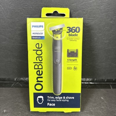 Philips Norelco OneBlade 360 Face Hybrid Rechargeable Electric Trimmer QP2724/70