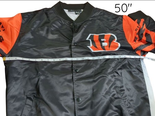 Cincinnati Bengals Chalk Line NWT Jacket Men's See Measurements It Runs Small. - Picture 5 of 11