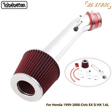 Cold Air System Kit Red Filter For Honda 1999-2000 Civic Ex Si Hx 1.6l Engine Cold Air System Kit Red Filter For Honda 1999-2000 Civic Ex Si Hx 1.6l Engine