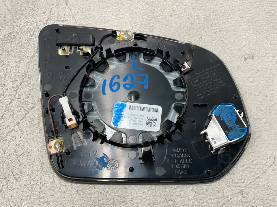 23 24 25 Mercedes EQS450 SUV X296 Left Driver Side View Mirror Glass 1627 OEM - Image 2 of 4