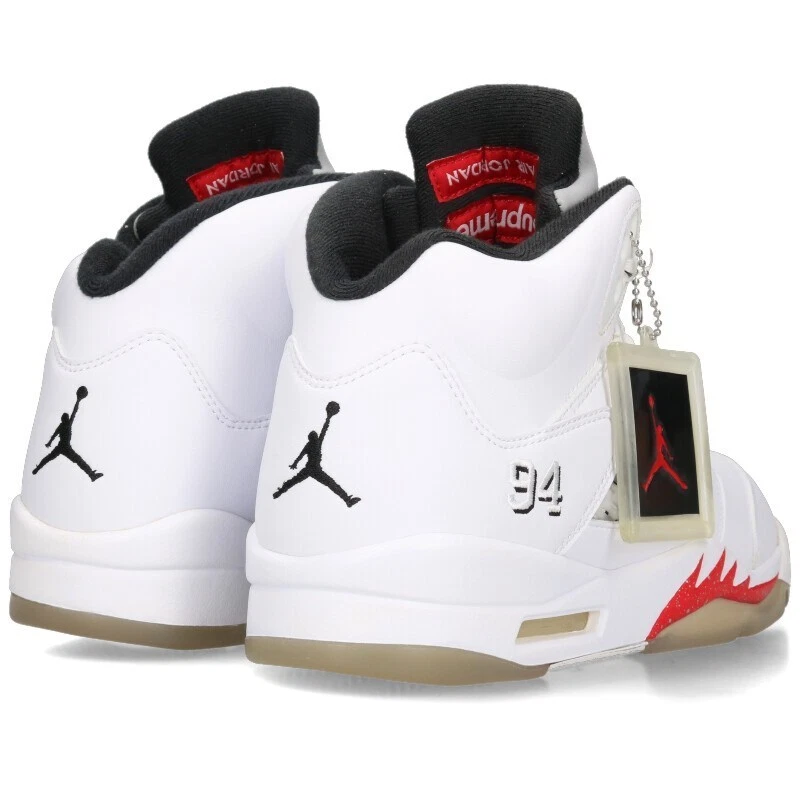 Nike Air Jordan 5 Retro Supreme 824371 101 Taille