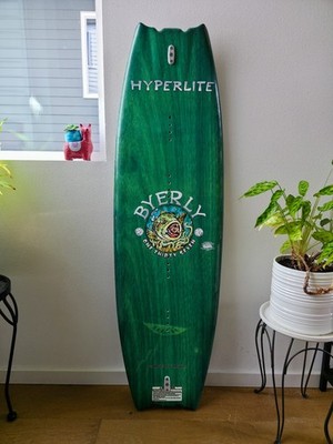 Vintage 2000 Hyperlite Byerly Pro 137 Wakeboard Rare Bass Fish Graphic Green
