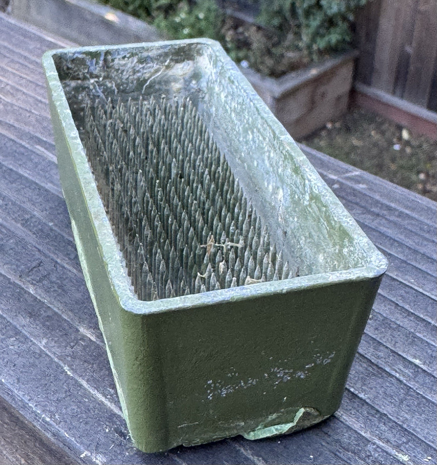 Vintage Metal Pin Spike Flower Frog Arranger Approx 5.5” X 2” 1 & 5/8” / 2 Lbs