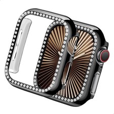 Bling Case for Apple Watch Series 10 46mm, Crystal Diamonds Bumper Cover
