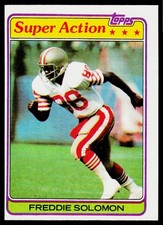 Freddie Solomon, 1981 Topps, #512, San Francisco 49ers,