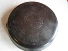 Vintage Griswold No. 8 Cast Iron Skillet 704M Dual Spouts Large Block Logo