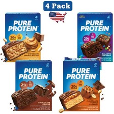 Pure Protein Pure Protein Bars Non-GMO, High Protein, Variety Pack, 16 Count