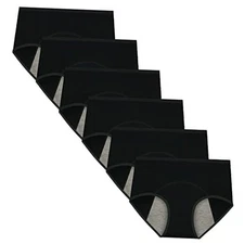 Nalwort Women's Menstrual Period Briefs Girl Ultra Soft 3X-Large Color-m2