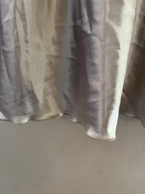 Vintage Lace Edwardian Champagne Satin Boudoir Silky Chemise Slip XL