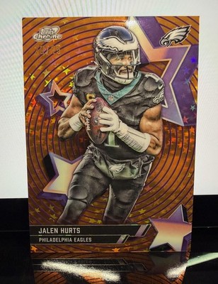 2025 Topps Comic Jalen Hurts Philadelphia Eagles Starfractor /25 #SF-41