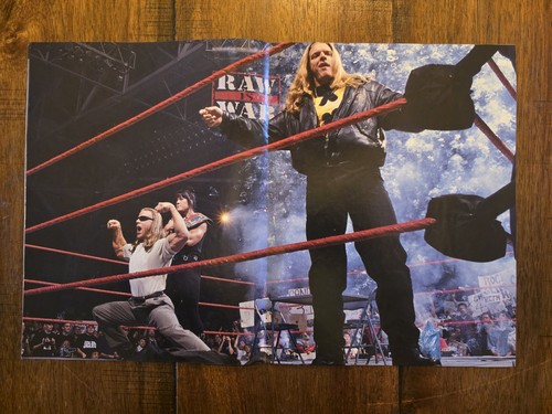 WWF RAW Program 246 DX HBK HHH w/ lineup sheet April 13 1998 Philadelphia PA - Picture 10 of 12