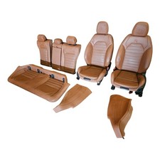 ALFA ROMEO GIULIA SEDILI ANTERIORI E POSTERIORI IN PELLE MARRONE CHIARO (VEDI FOTO)