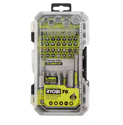 RYOBI Impact Rated Driving Set   65 Piece   A967002