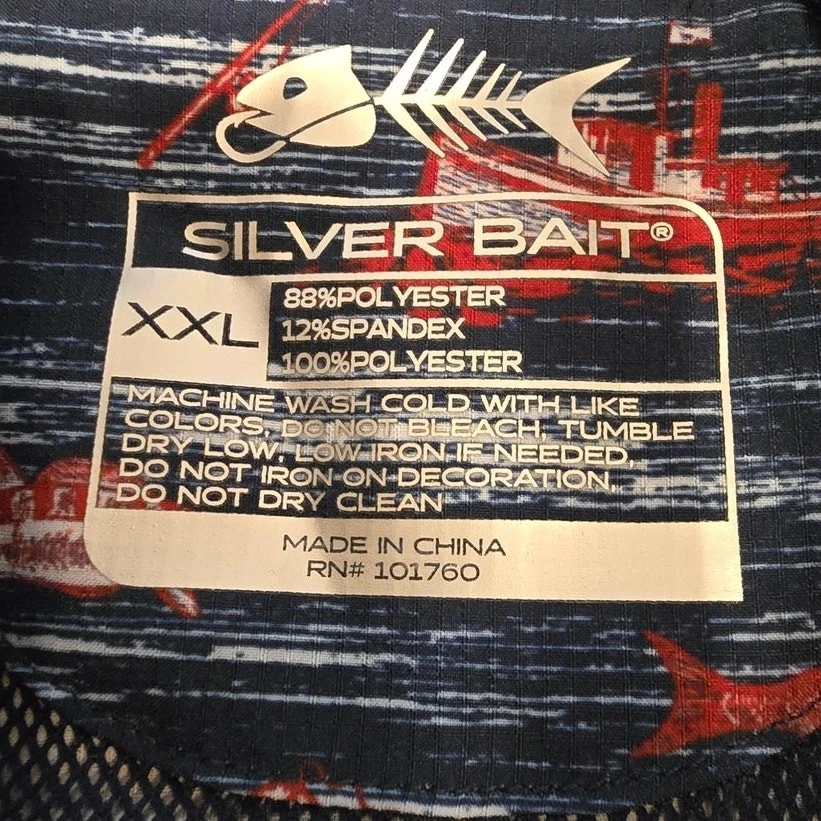 Мужские короткие рыболовные шорты на пуговицах Silver Bait Performance 2XL. - Изображение 3 из 4