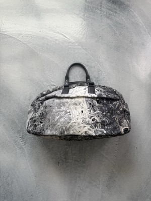 ARCHIVE Raf Simons Aw2007 Phoenix Duffle Bag In Grey Wool