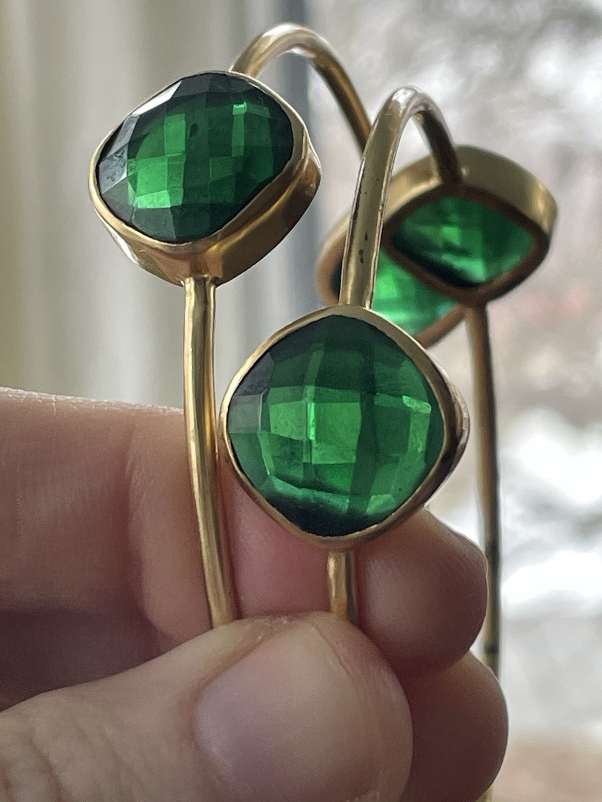 Julie Vos Stackable Green Gem Bracelets - image 12