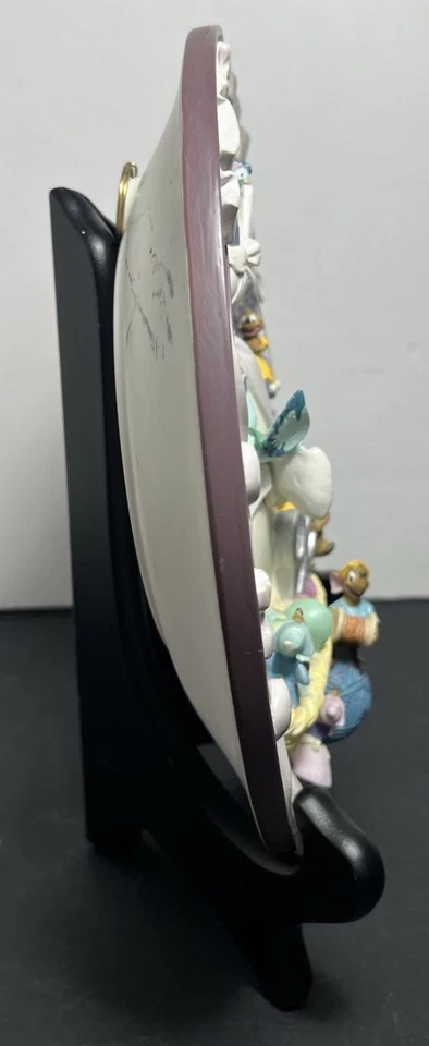 Walt Disney Cenicienta 3D Relieve Coleccionistas Plato "We Can Do It" #4675 Raro LEER Foto 3 de 4