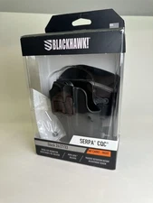 Blackhawk 410501BK SERPA CQC Hip Carry Holster Glock 26 27 33 Right Hand Black