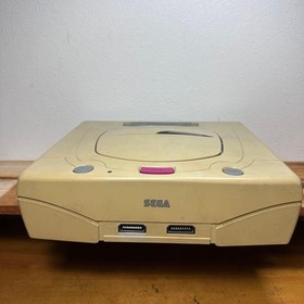 SEGA Saturn HST-3220 White Console Tested Working Japanese Sega Saturn Game