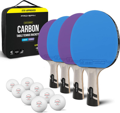 Ping Pong Paddles   ITTF Approved Professional Table Tennis Rackets with Carbon