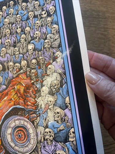 CAL JAM 2017 Gig Poster Numbered 91/111 Signed EMEK Foo Fighter Queens Stone Age - Picture 6 of 13