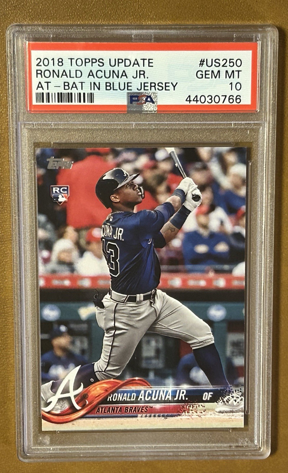 2018 Topps Update Ronald Acuna Jr Atlanta Braves  #US250 PSA 10