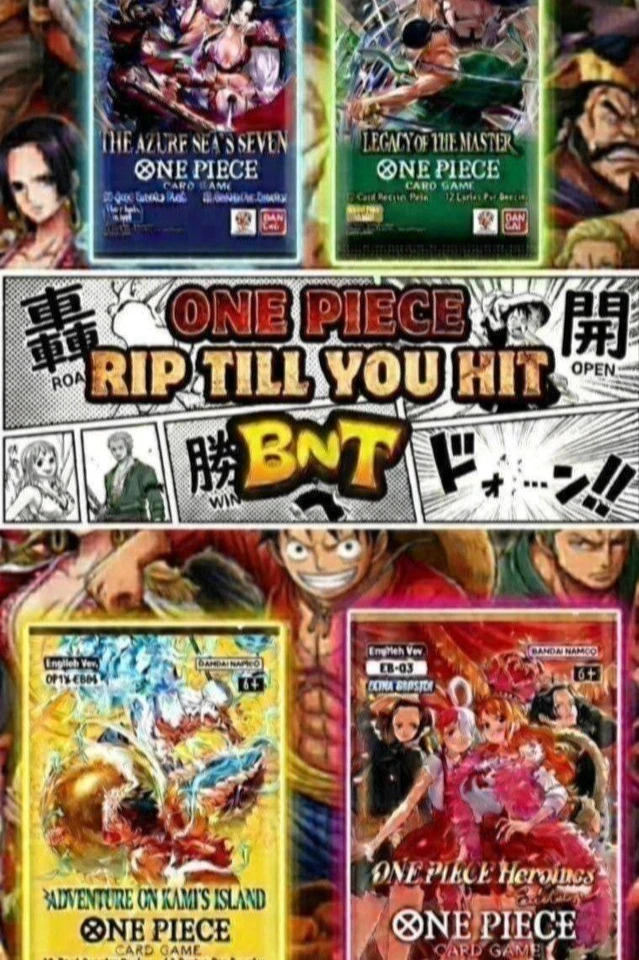 One Piece: Rip n Ship! Mixed Boxes 2 Pack Min. Fresh case of OP17!
