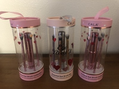 New Lot Of 3 Cala Eyeshadow Brush Sets Galentines Valentines Day Gifts 