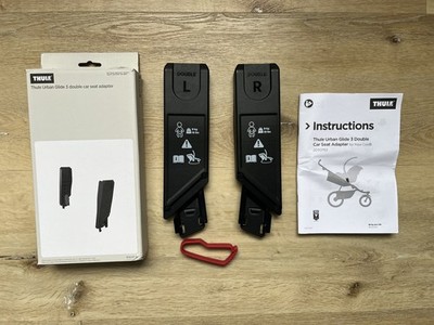 Thule Urban Glide 3 Double Running Stroller Maxi-Cosi/Nuna Car Seat Adapter