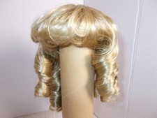 Monique Collection Doll Wig JUDIE 12-13" Blonde Curls w/ Bangs NEW