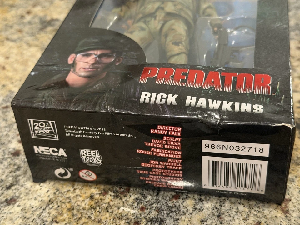 Figura NECA Predator SDCC 2018 Rick Hawkins exclusiva y rara NUEVA Foto 2 de 4