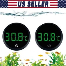 Aquarium Digital Thermometer LED Fish Tank Temperature Gauge Touch Screen