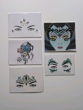 ✅ Disney - Villains - Maleficent - Tattoo - Face Sticker Strasssteine Festival ✅