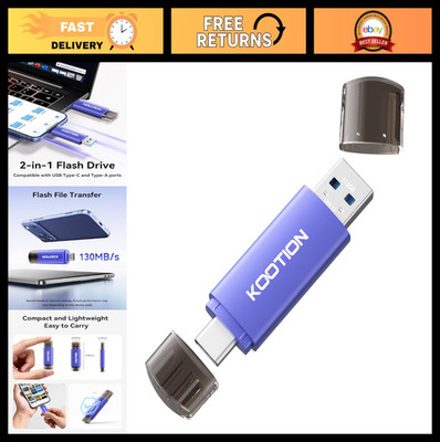 512GB USB C Flash Drive - 2-in-1 Type-C & USB-A OTG Thumb Drive for Android/PC