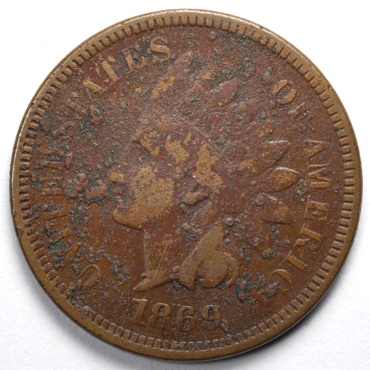 Business 1869 Year Indian Head Small Cents (1859-1909) for sale | eBay