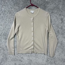 Vintage Y2 Charter Club Cardigan Sweater L Preppy Chic Classic 90s Minimalist