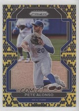 2022 Panini Prizm Tier II Snakeskin Prizm 14/50 Pete Alonso #184 7eo
