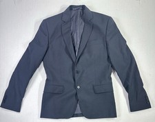 Roberto Cavalli Blazer 48 EU Navy Wool 2 Button Italy Tailored Mens Suit Jacket