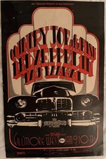 Led Zeppelin: Fillmore West BG 155 Original 1st Printing Poster 1969 Randy Tuten