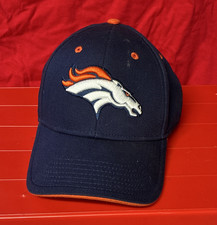 NFL Team Apparel Denver Broncos Kids Boys Blue/Orange Embroidered Baseball Cap