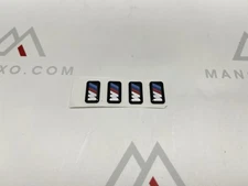 BMW 4 Genuine M 3D Stickers Badges Emblems Decals