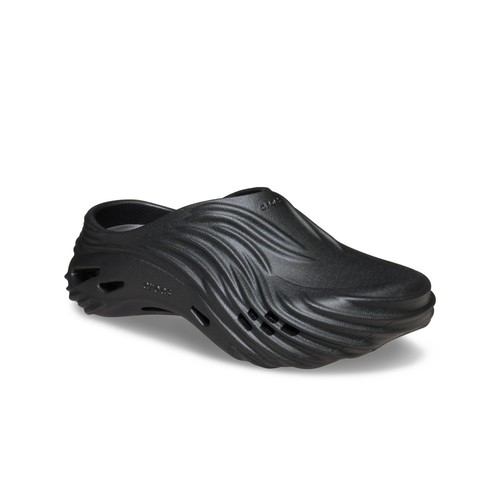 Crocs Echo Wave (Black/Black) Men's Sandals Slides 210521-060 - Picture 3 of 7