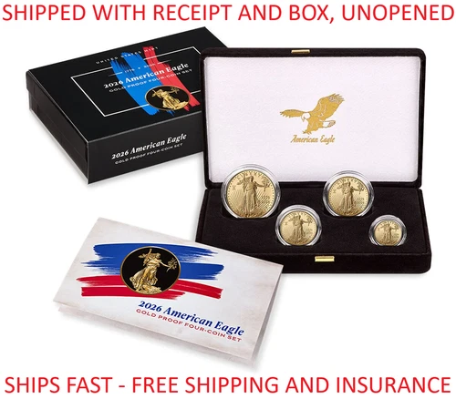 2026 American Eagle Gold Proof Four-Coin Set w/ OGP - PRESALE