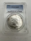 1923 Peace Silver Dollar MS65 PCGS Blue Label Nice Color - DG89