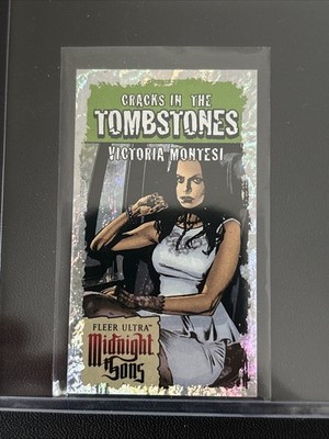 Upper Deck Fleer Ultra Midnight Suns Cracks in the Tombstone Victoria Montesi