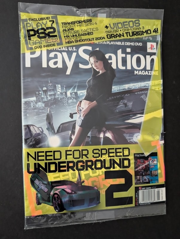 Official U.S. PlayStation Magazine June 2004 #81 with PS2 Demo Disc NEW SEALED