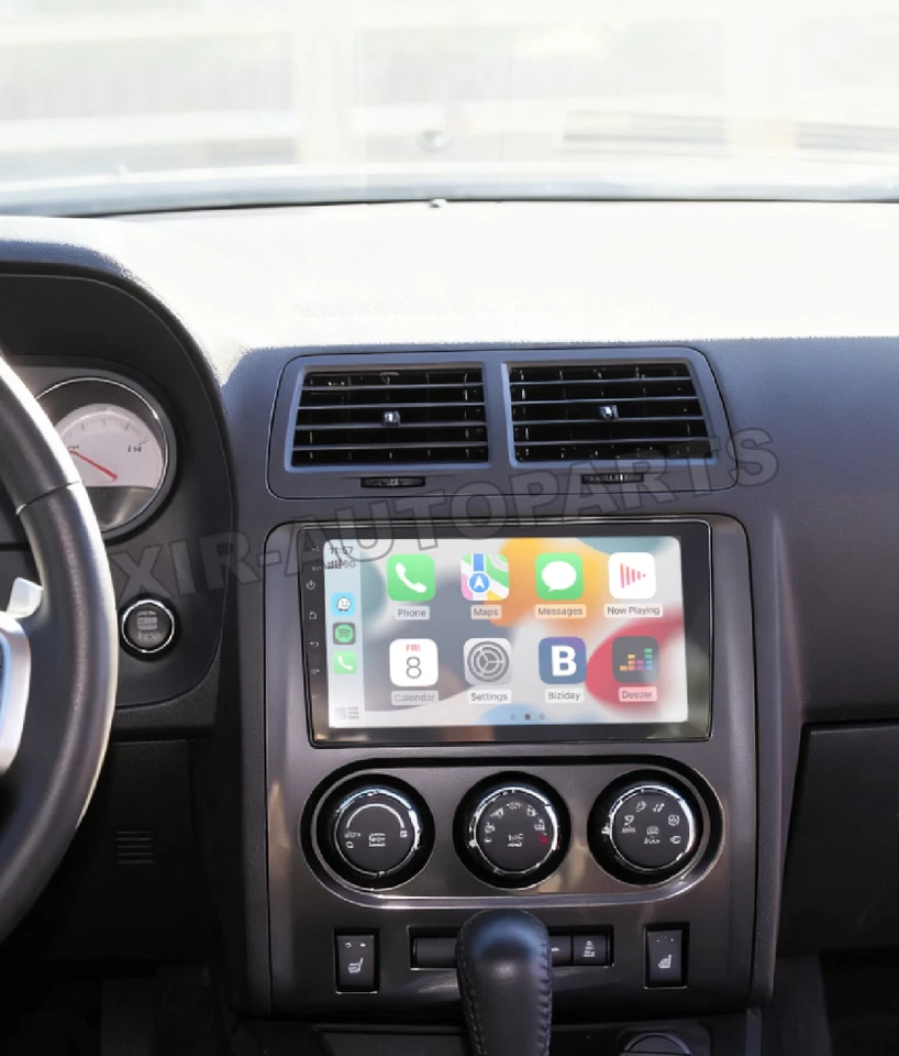 Radio estéreo para automóvil para Dodge Challenger 2008-2014 Apple Carplay Android 14 DSP navegación Foto 3 de 4
