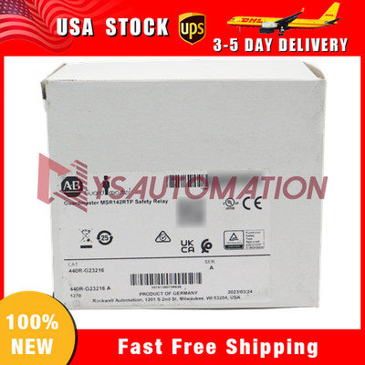 New Allen-Bradley 440R-G23216 Safety Relay  Automatic/Manual Monitored Removable