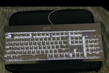Eagletec Mechanical Keyboard Wired-White-back...