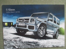Listino prezzi Mercedes Benz G350 W463 G500 AMG G63 G65 +G500 Cabrio 19.4.2012